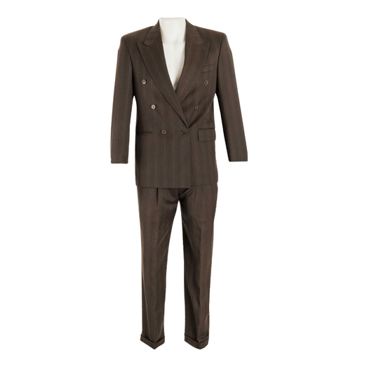 Pinstripe YSL suit - M