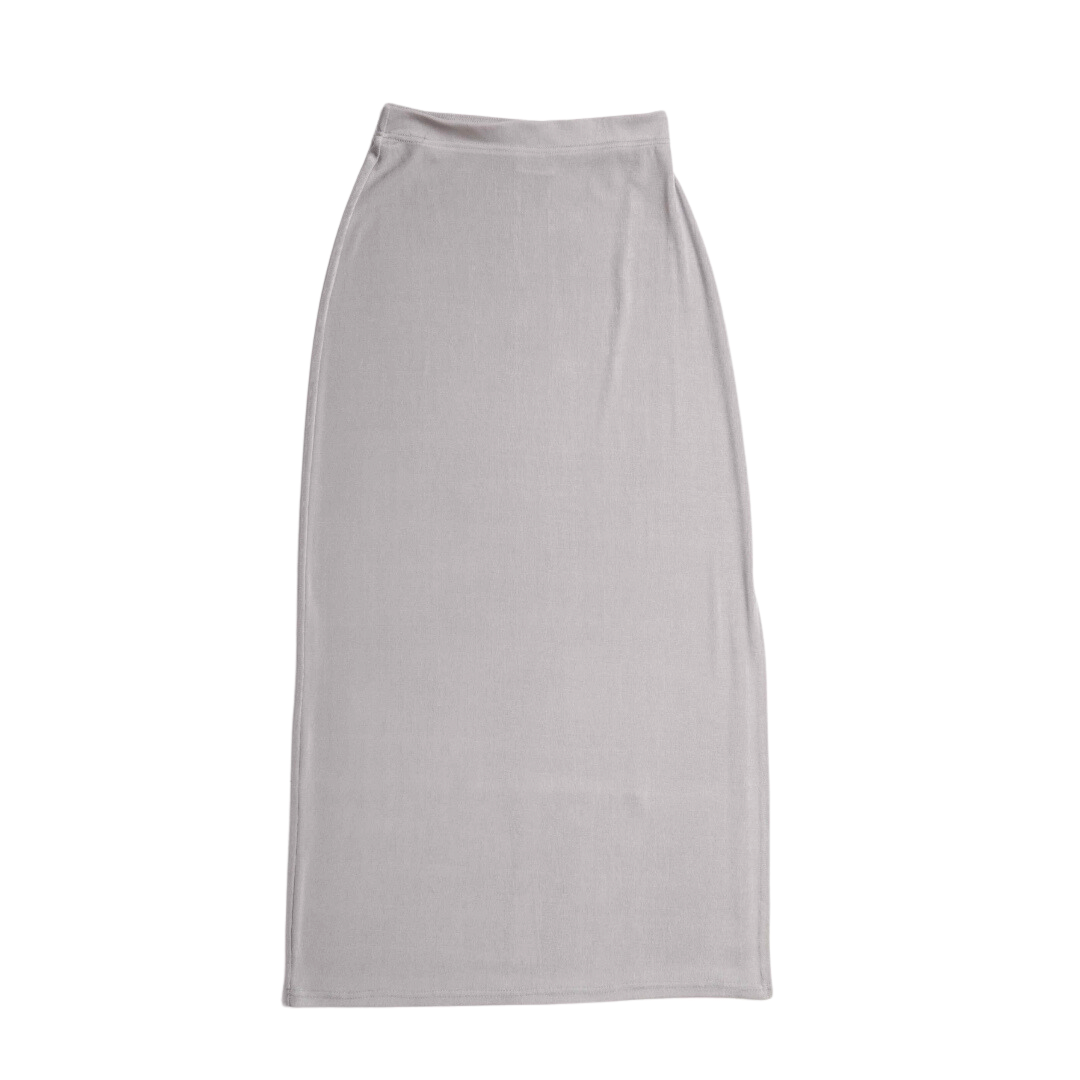 Maxi pencil skirt with elasticated waistband - S