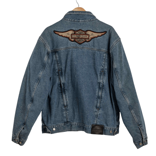 Harley Davidson denim jacket - XL (Free Delivery)
