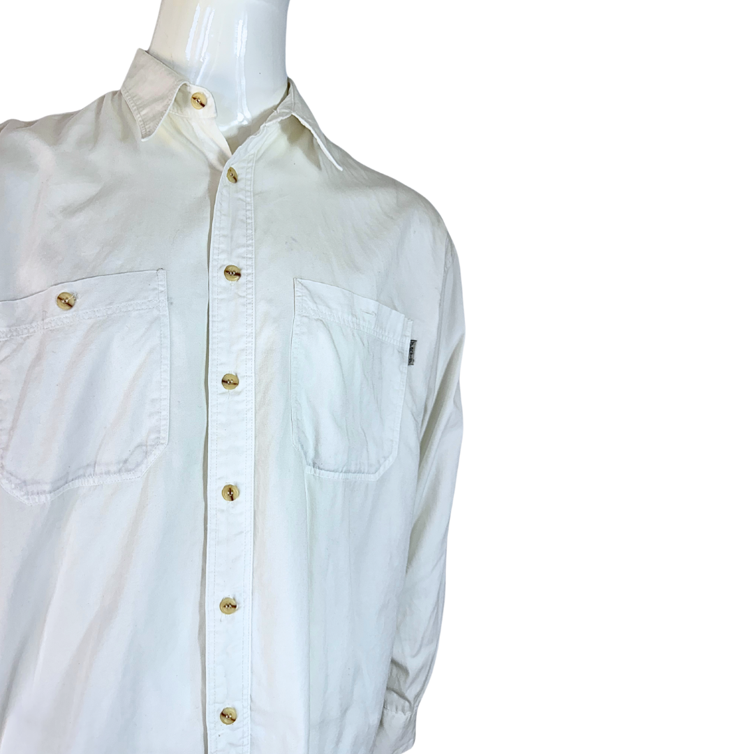 White Wrangler shirt - L