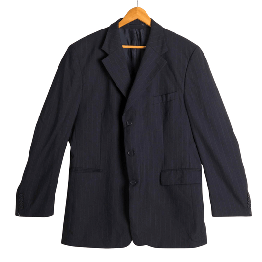 Pinstripe YSL suit jacket - L