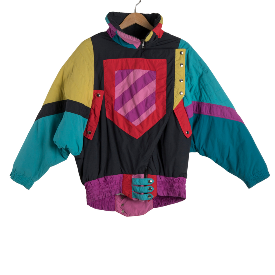 Veste d'hiver Imperméable Femme | Design Colorblock Rétro