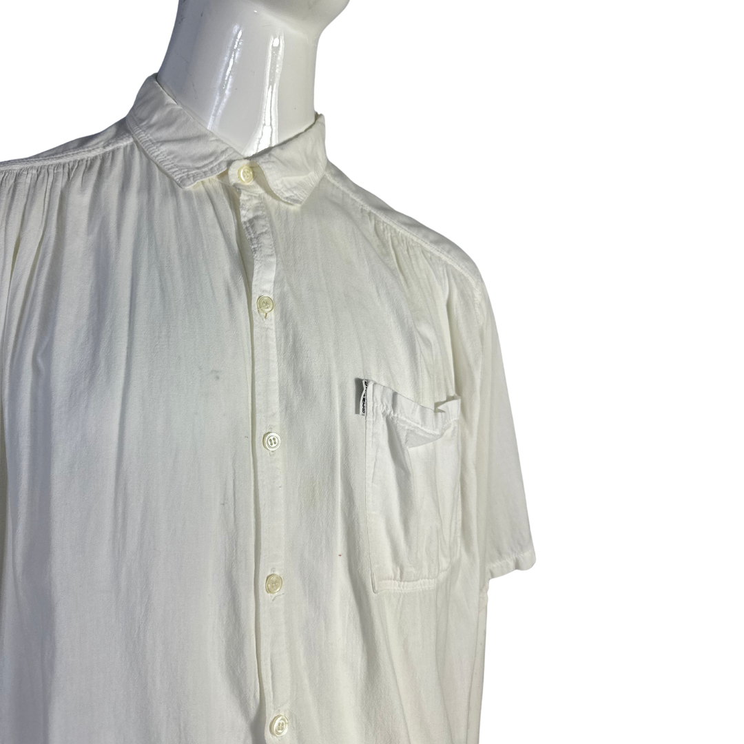 White loose fit shirt - Large