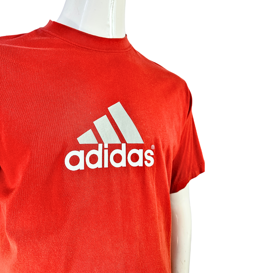 Red Adidas tshirt - M