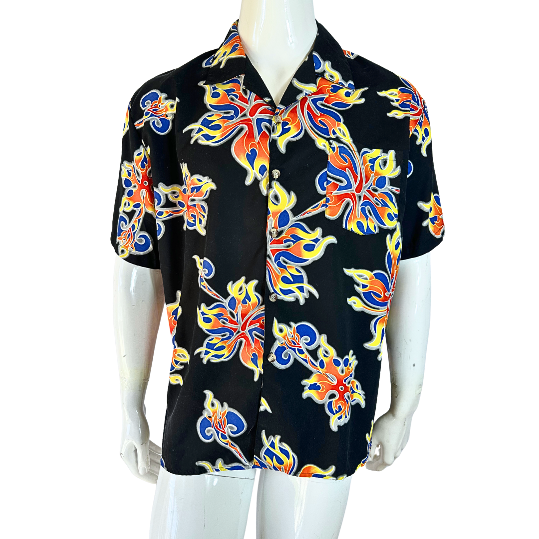 Flower flame shirt - XL