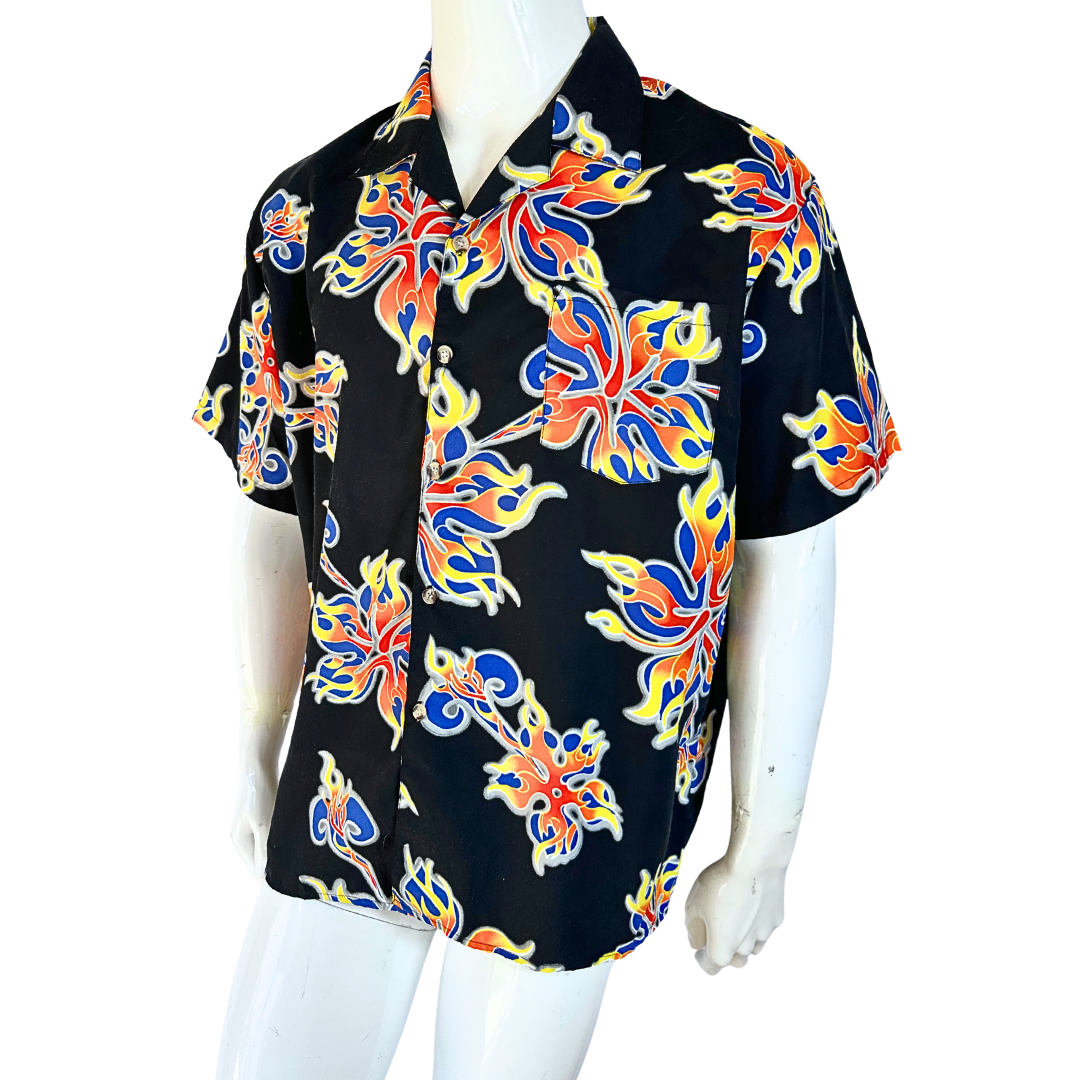 Flower flame shirt - XL