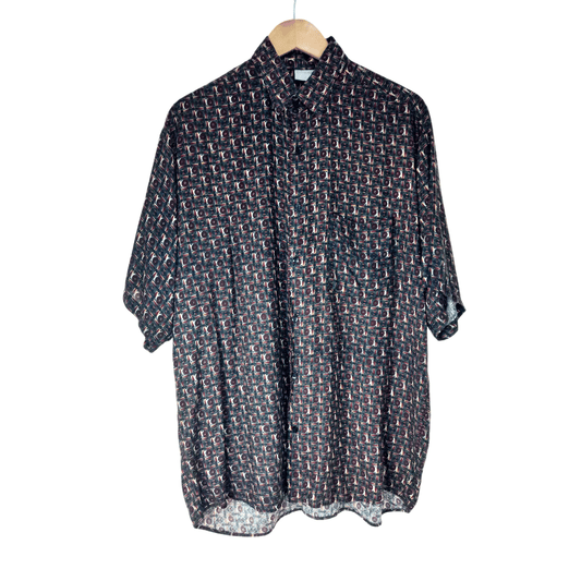 Printed shortsleeve shirt - L