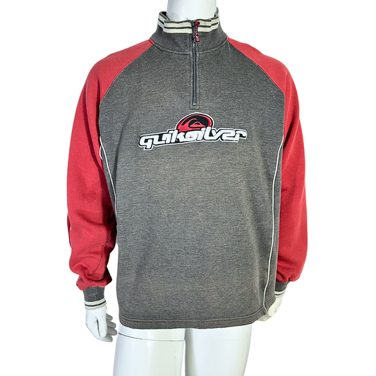 Quiksilver quarter zip sweatshirt - L