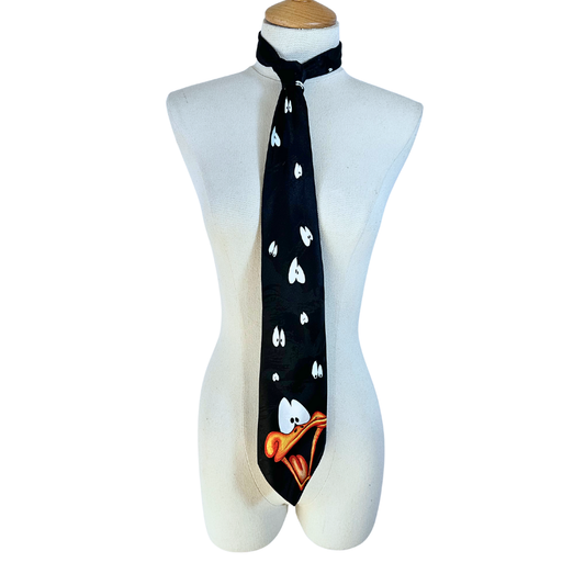 90s Looney Tunes Daffy Duck necktie