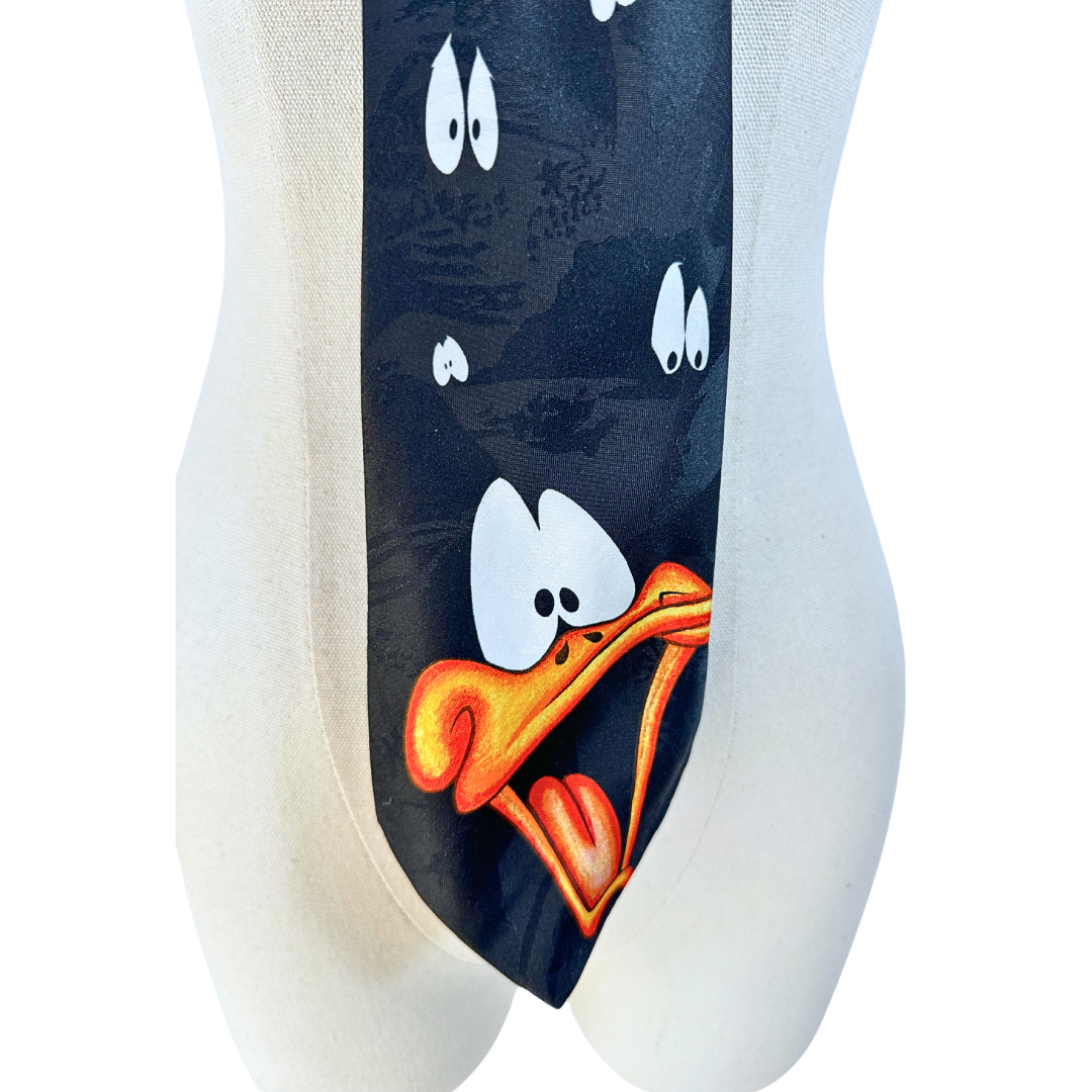 90s Looney Tunes Daffy Duck necktie