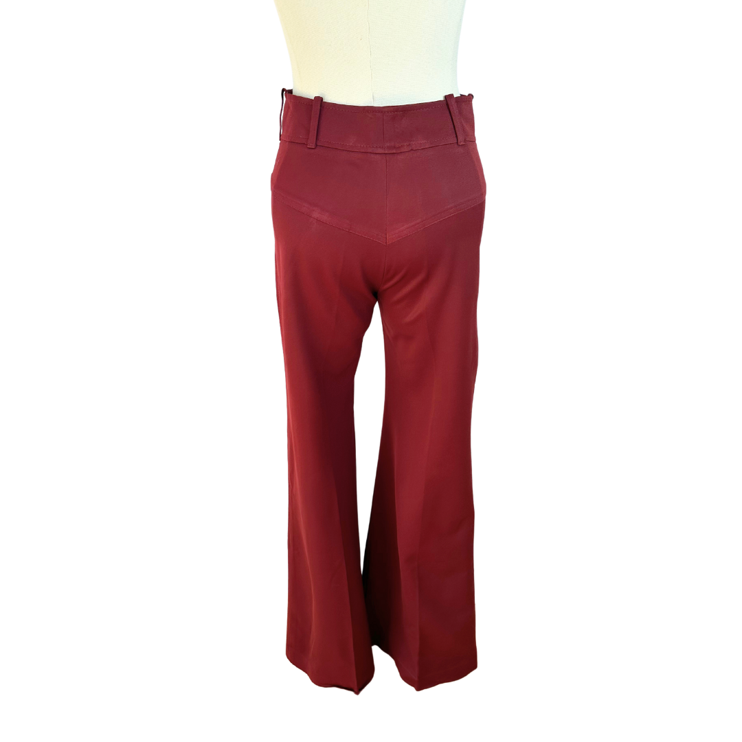 Vintage high waist flared pants - S