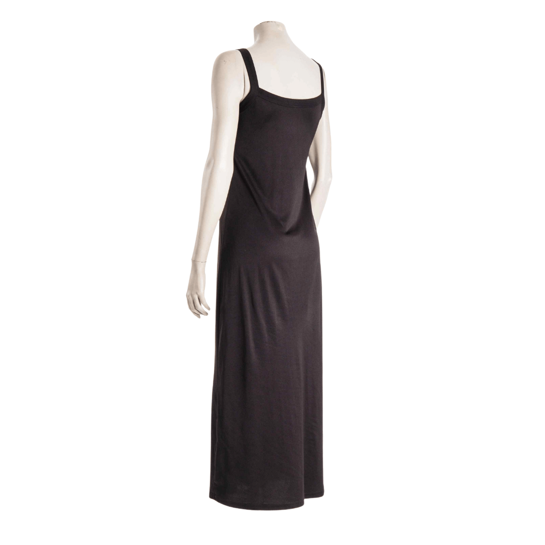 Black Spaghetti Strap Maxi Dress | 90s Maxi Dress | vintageandthecity