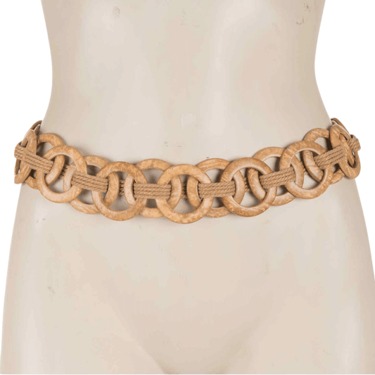Rope and ring chain belt - S/M