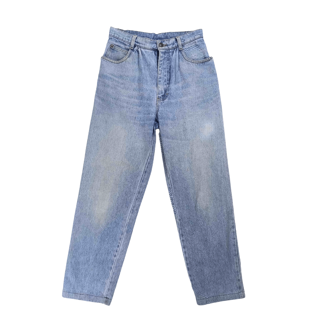 Vintage high-waisted denim jeans - S