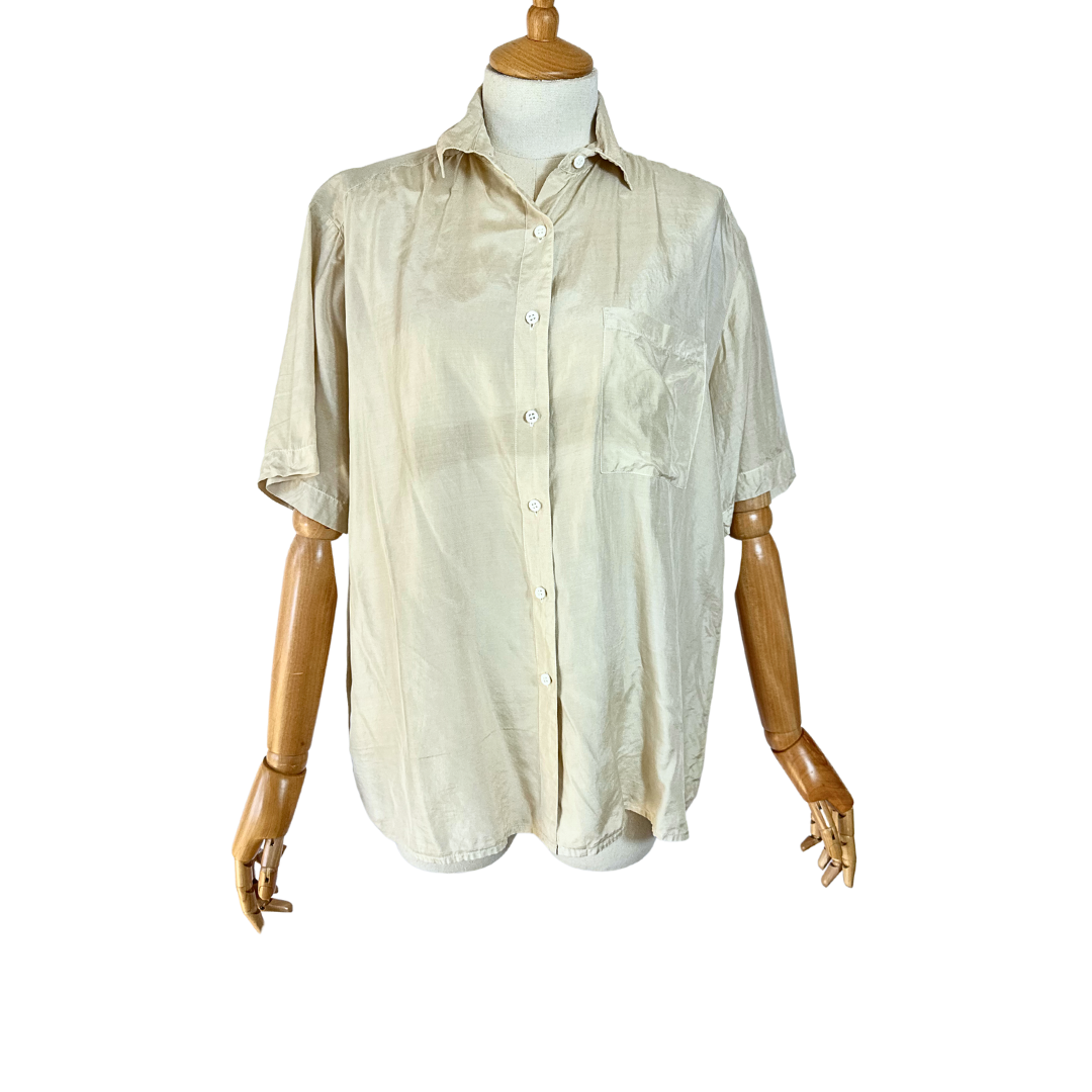 Vintage silk shirt - M