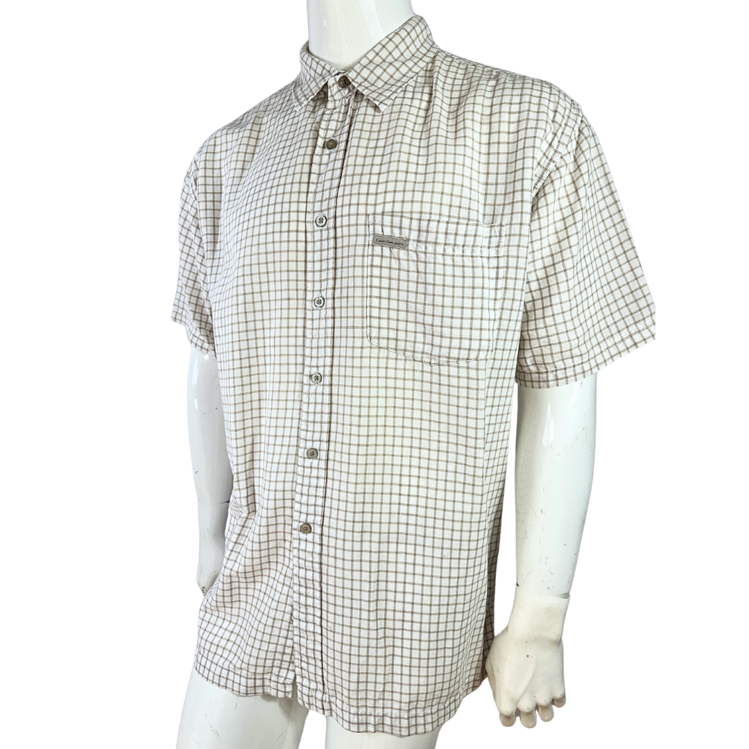 Calvin Klein checkered shirt - XL