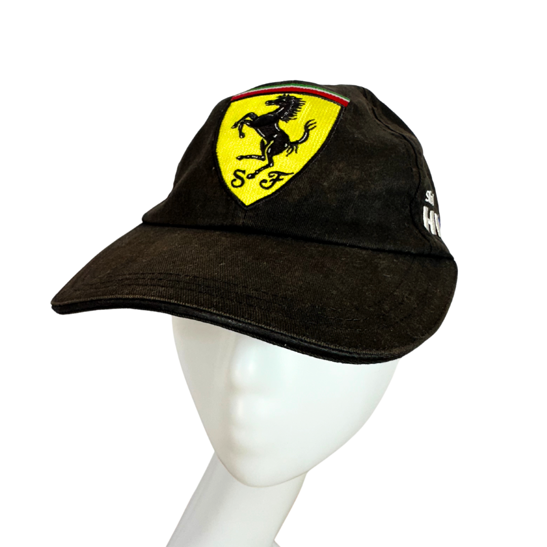 Black Ferrari peak cap - OS