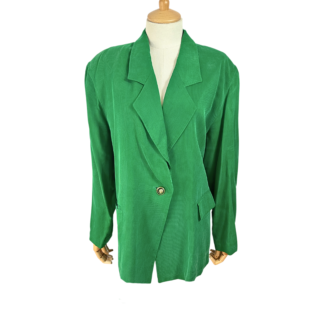 Vintage green blazer - L