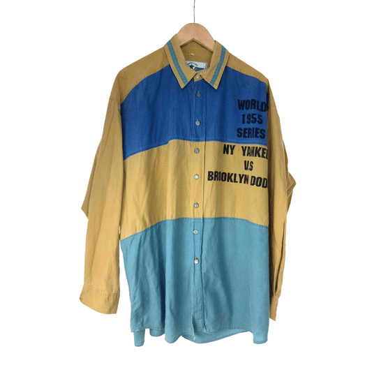 Longsleeve colourblock shirt - 3XL