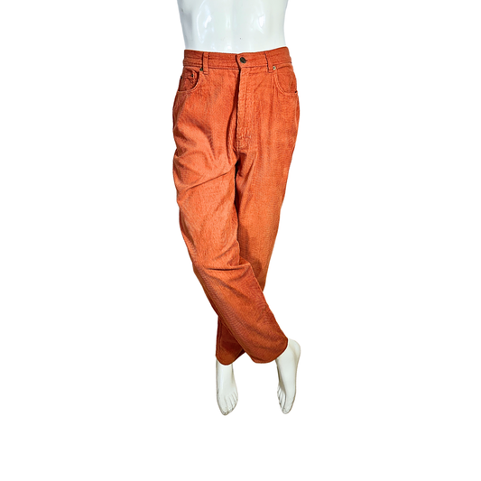 Orange vintage corduroy pants - S/M