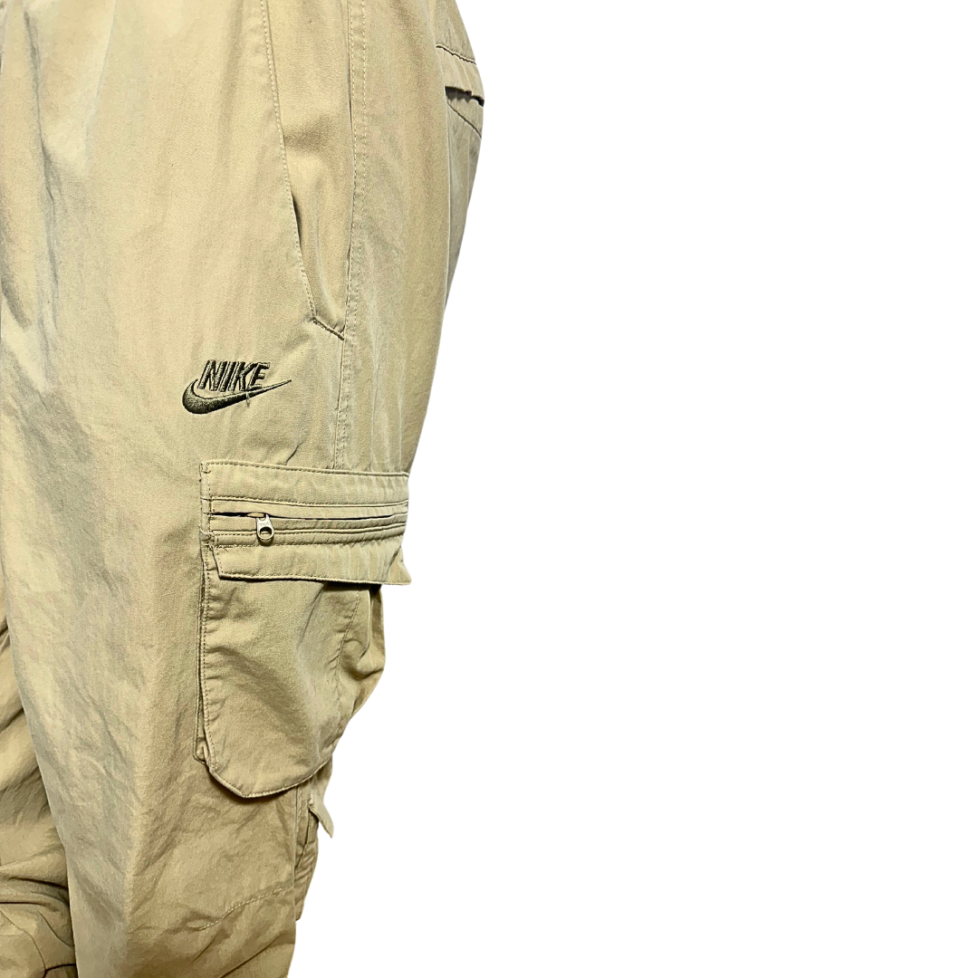 Tan Nike cargo pants - L