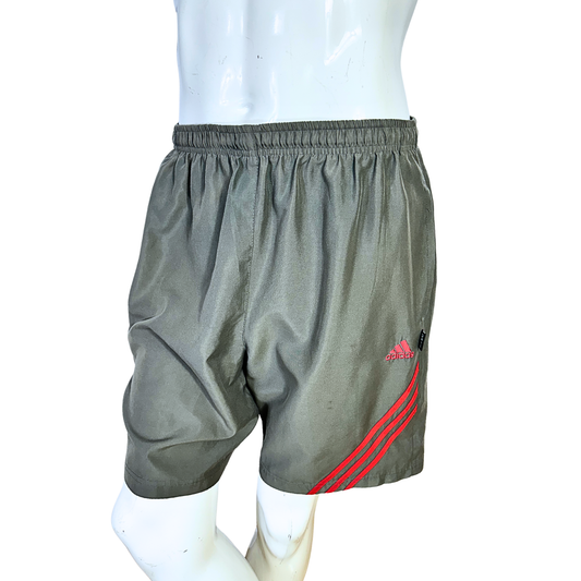 Grey Adidas athleisure shorts - M