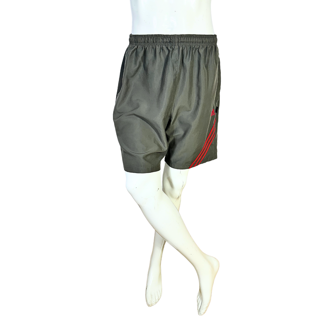 Grey Adidas athleisure shorts - M