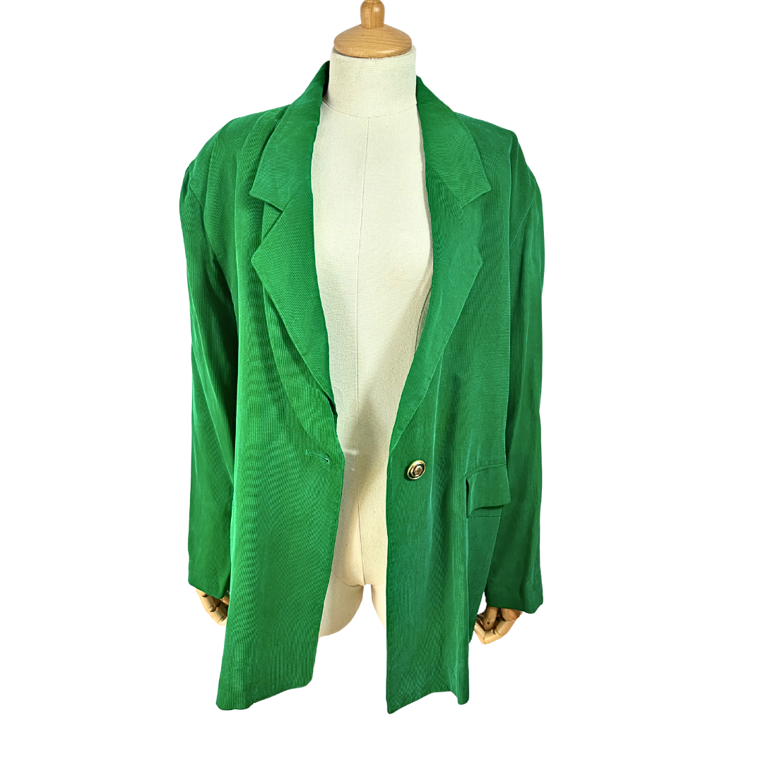 Vintage green blazer - L