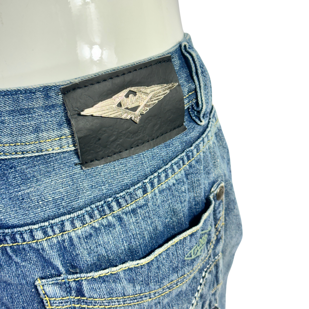 Y2K Lee Cooper distressed denim jeans - M