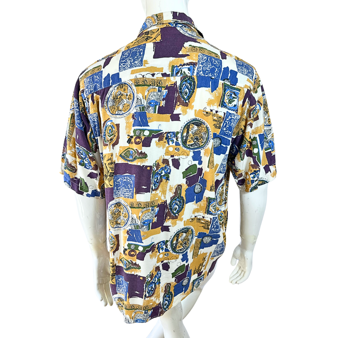 Vintage abstract shirt - L