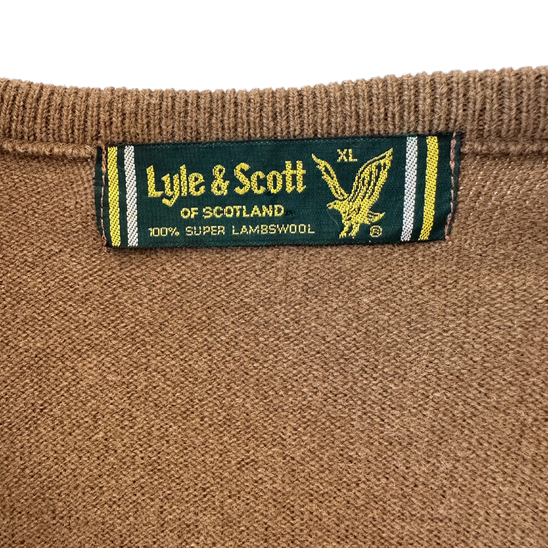 Vintage Lyle and Scott of Scotland lambswool pullover jersey - L