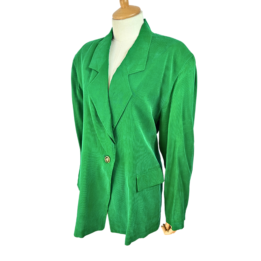 Vintage green blazer - L