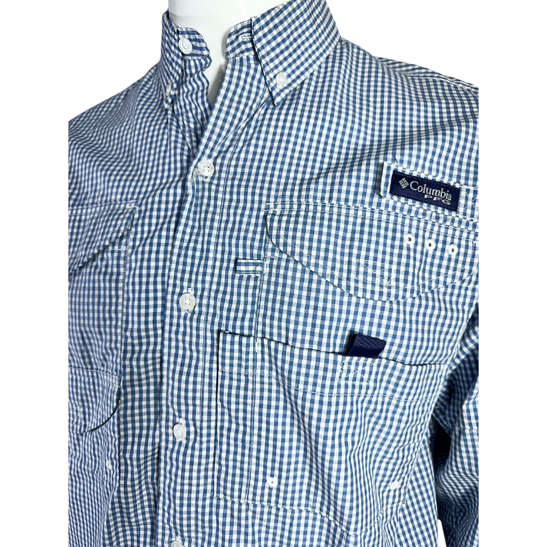 Columbia checkered longsleeve shirt - XS