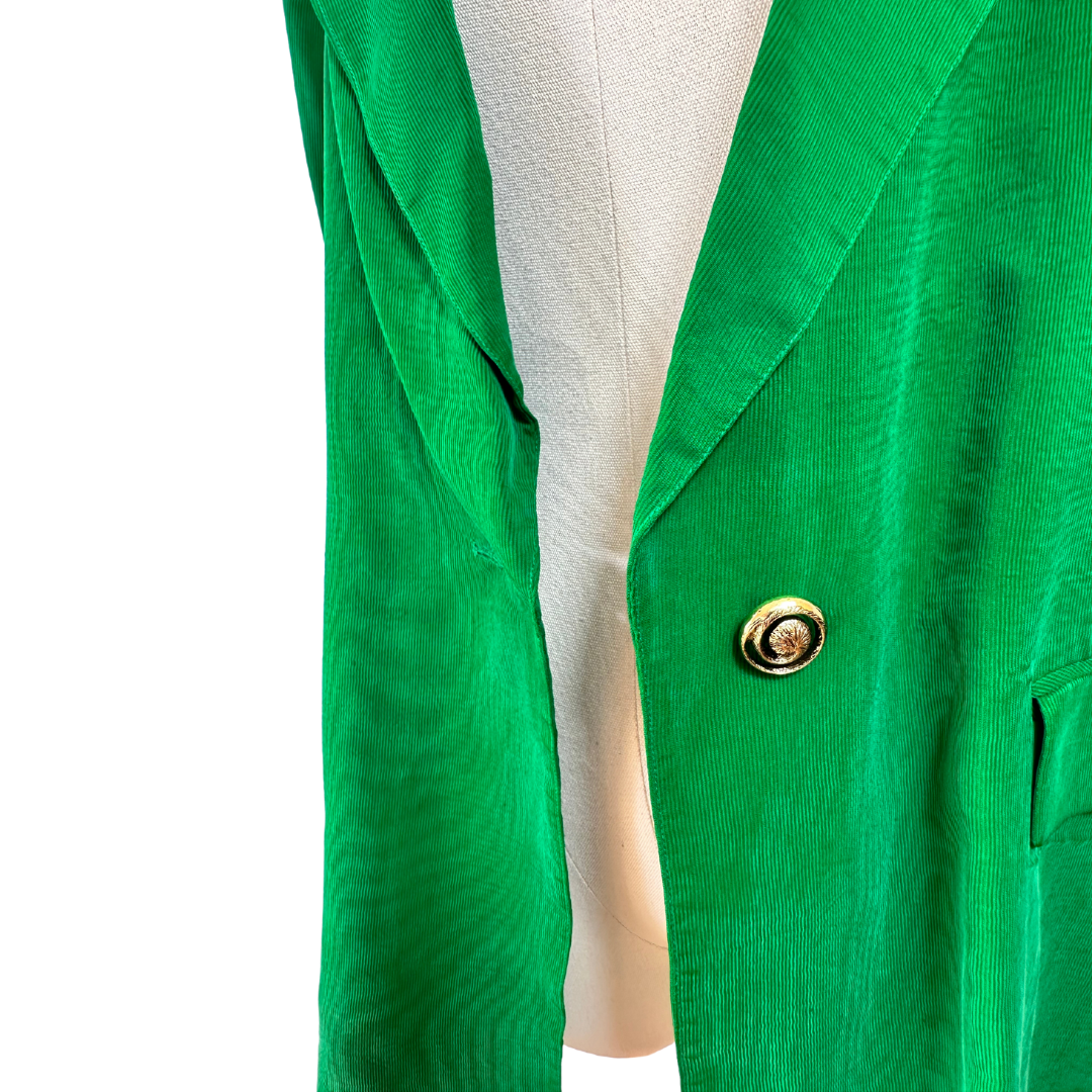 Vintage green blazer - L