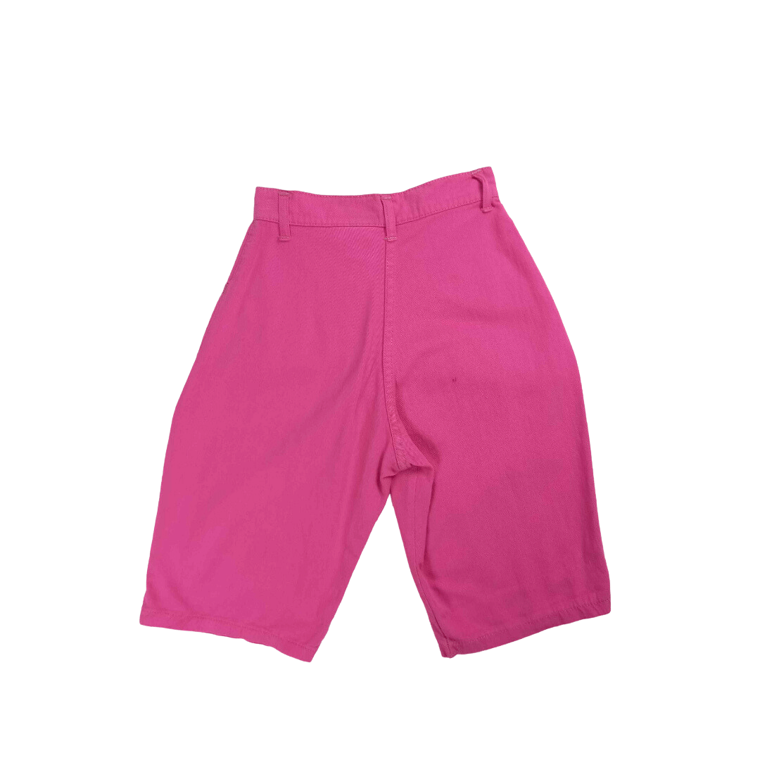 Barbie pink high-waisted denim shorts - XS/S