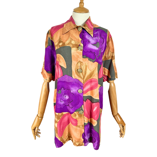 Vintage abstract shirt - M