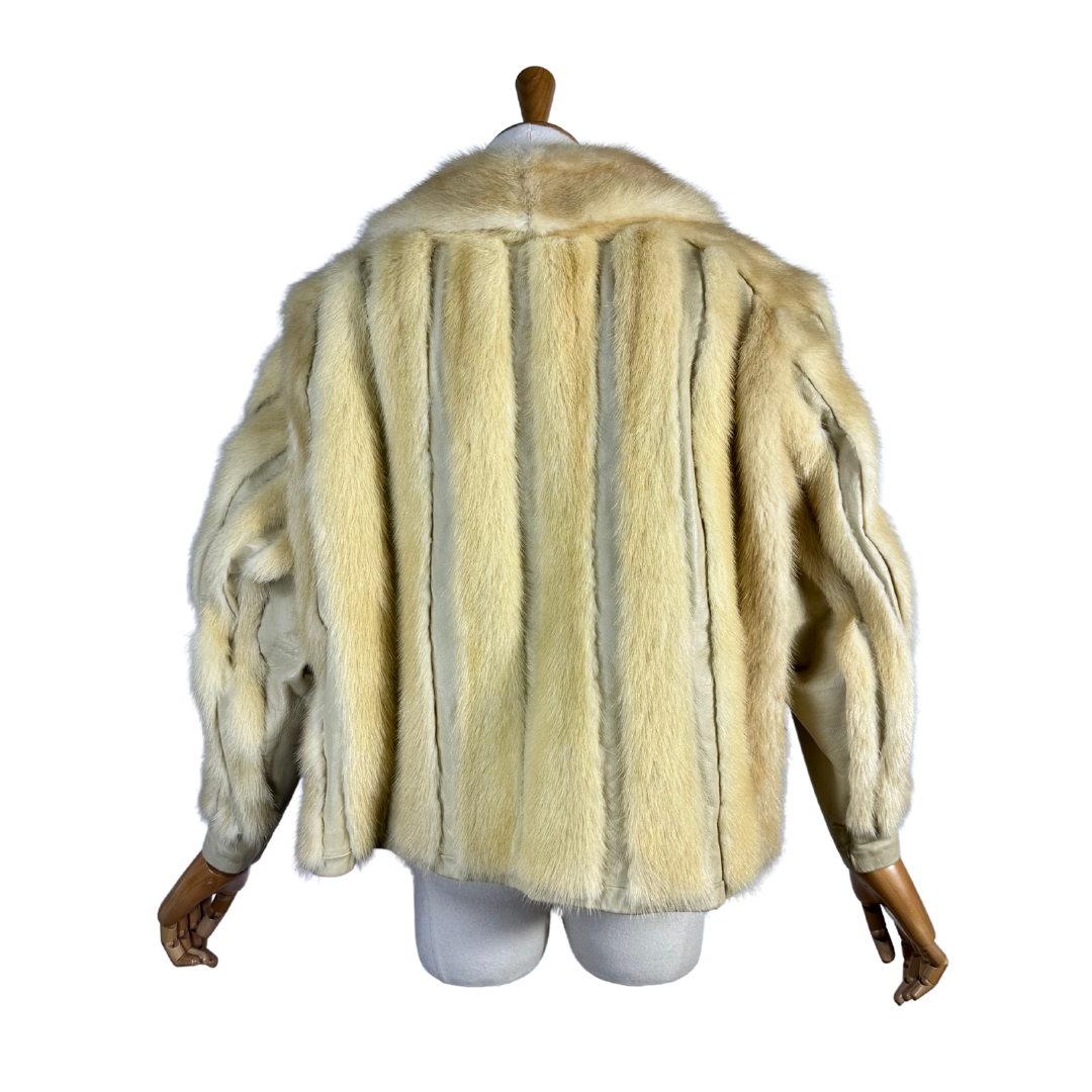 Vintage genuine fur jacket - M