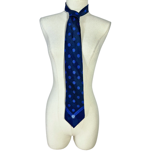 Gianni Versace dotted silk necktie