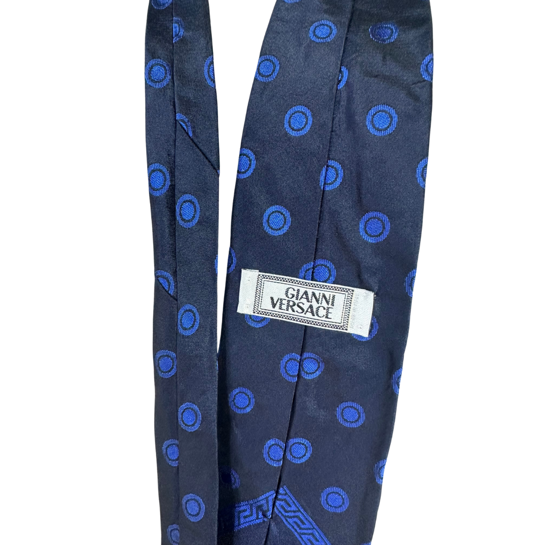 Gianni Versace dotted silk necktie