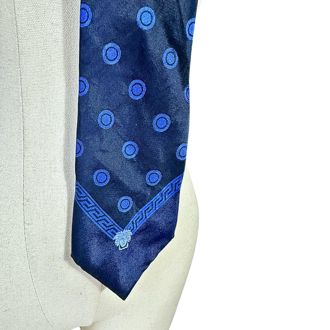 Gianni Versace dotted silk necktie