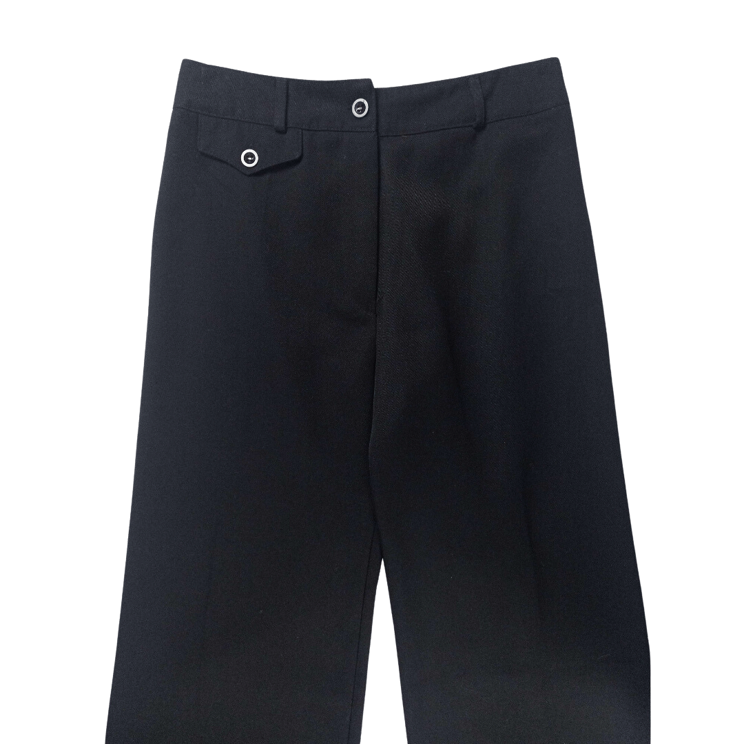 70s bell-bottom high-waisted pants - M