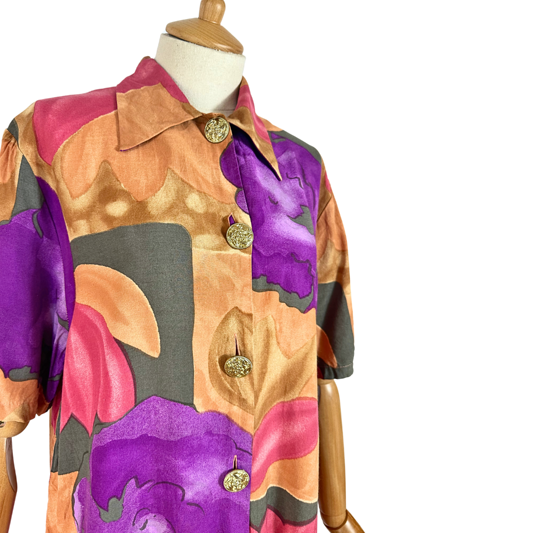 Vintage abstract shirt - M