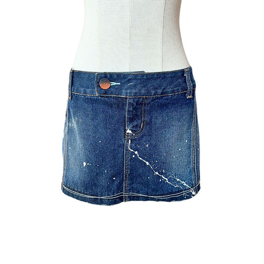 Y2K Billabong low rise denim mini skirt - M