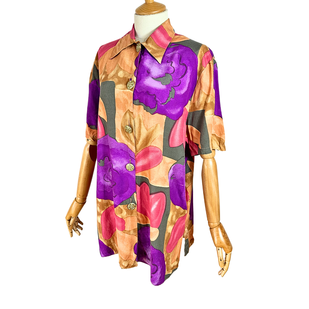 Vintage abstract shirt - M