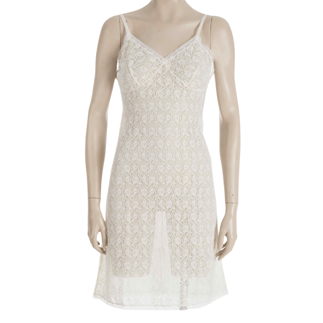 Floral lace slip dress - S