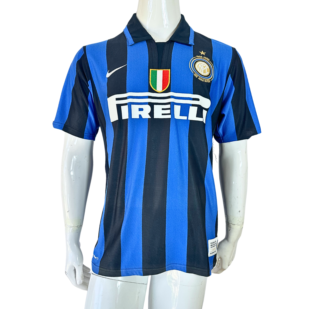 Nike Inter Milan striped football jersey - M