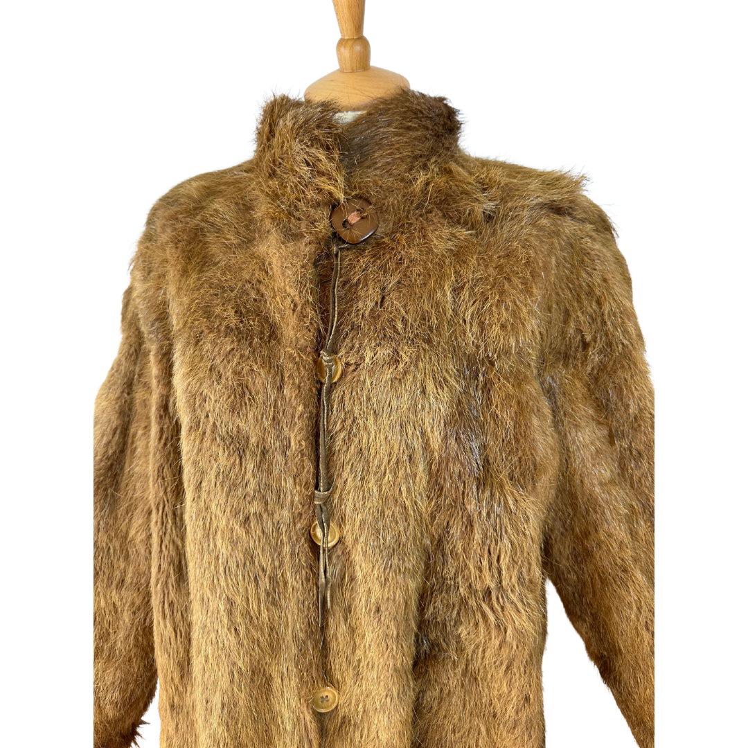 Vintage fur coat - L (Free Delivery)