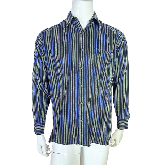 Vintage Christian Dior striped shirt - M