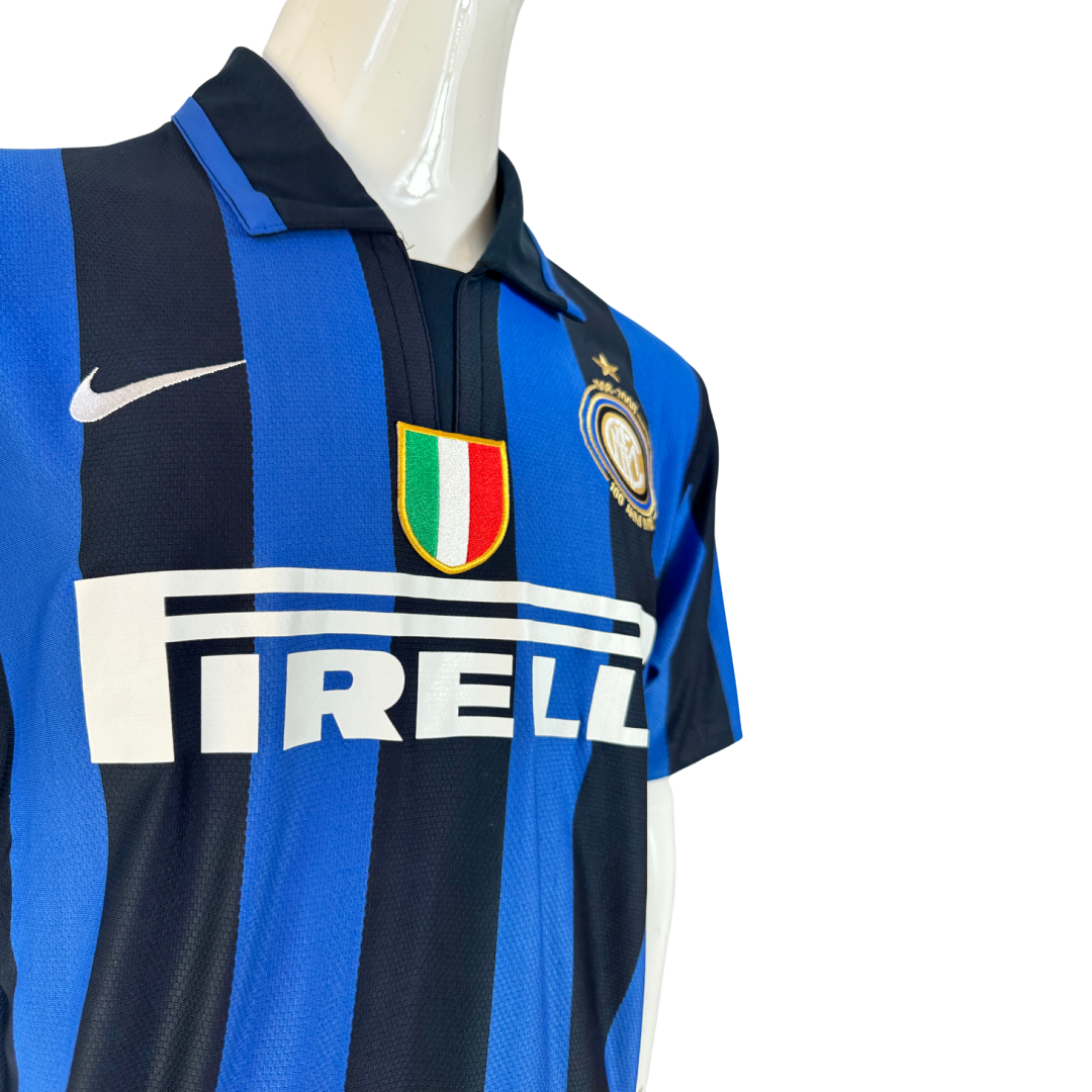 Nike Inter Milan striped football jersey - M