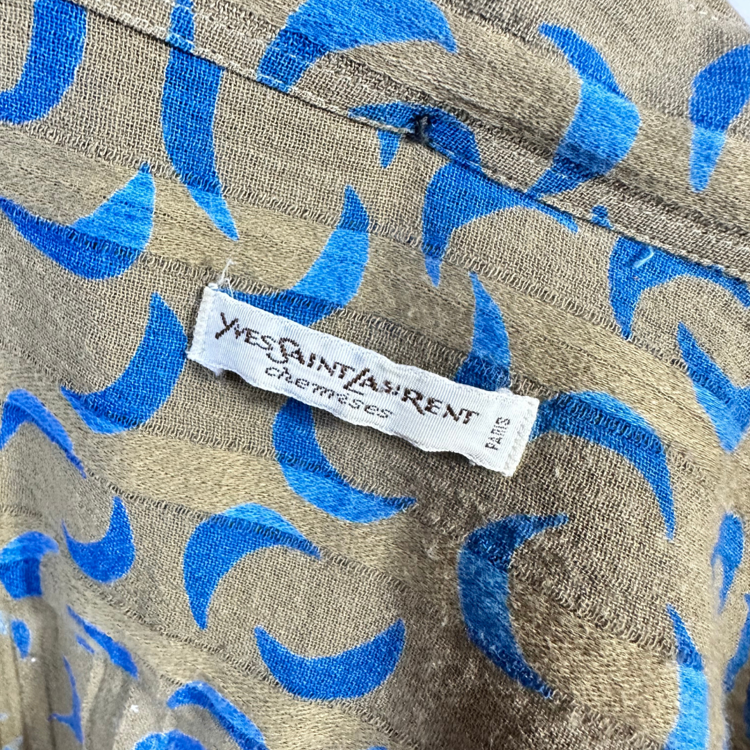 YSL Yves Saint Laurent printed shirt - M/L